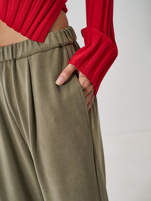 【 予約:2月上旬 】SIDE SLIT SLACKS /Y261-32022